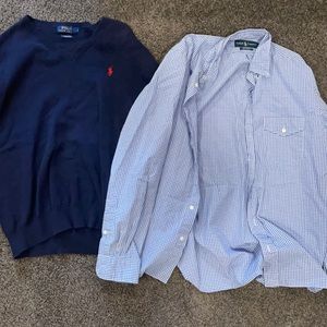 Polo Ralph Lauren sweater/button down